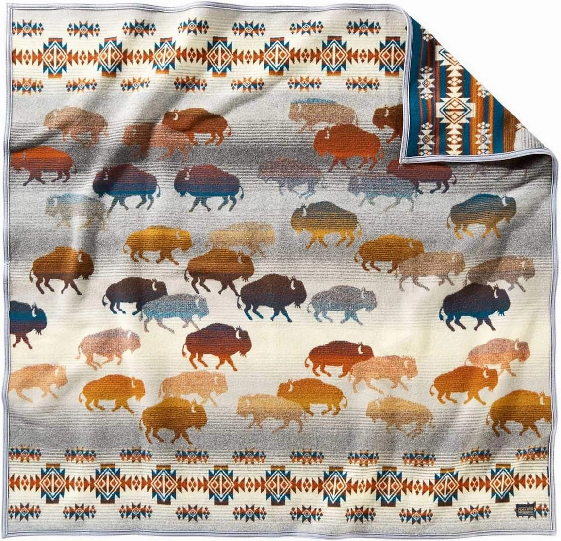 PENDLETON Jacquard Throw (Prairie Rush Hour Grey)
