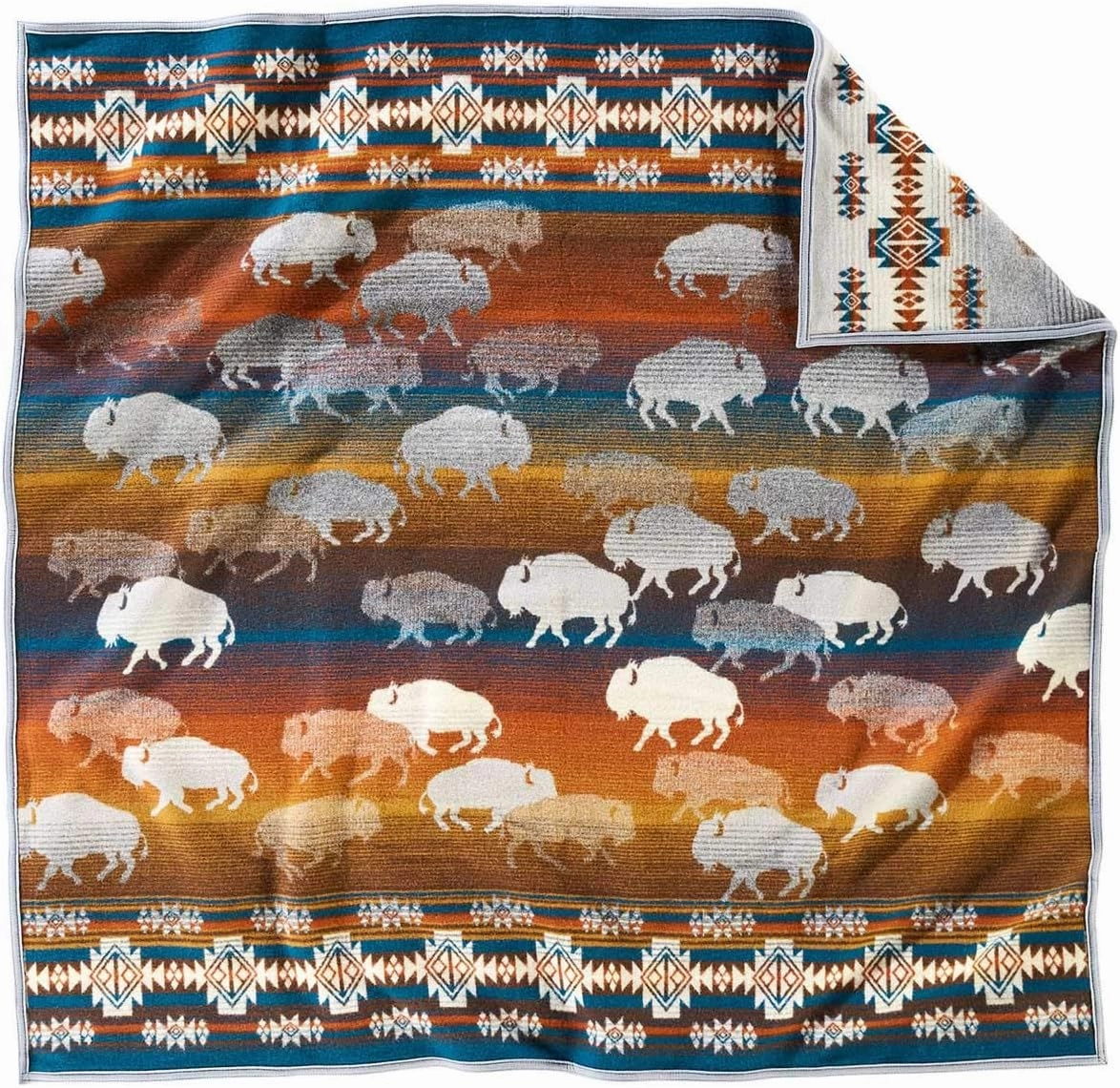 PENDLETON Jacquard Throw (Prairie Rush Hour Grey)