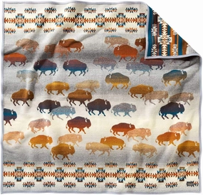 PENDLETON Jacquard Throw (Prairie Rush Hour Grey)