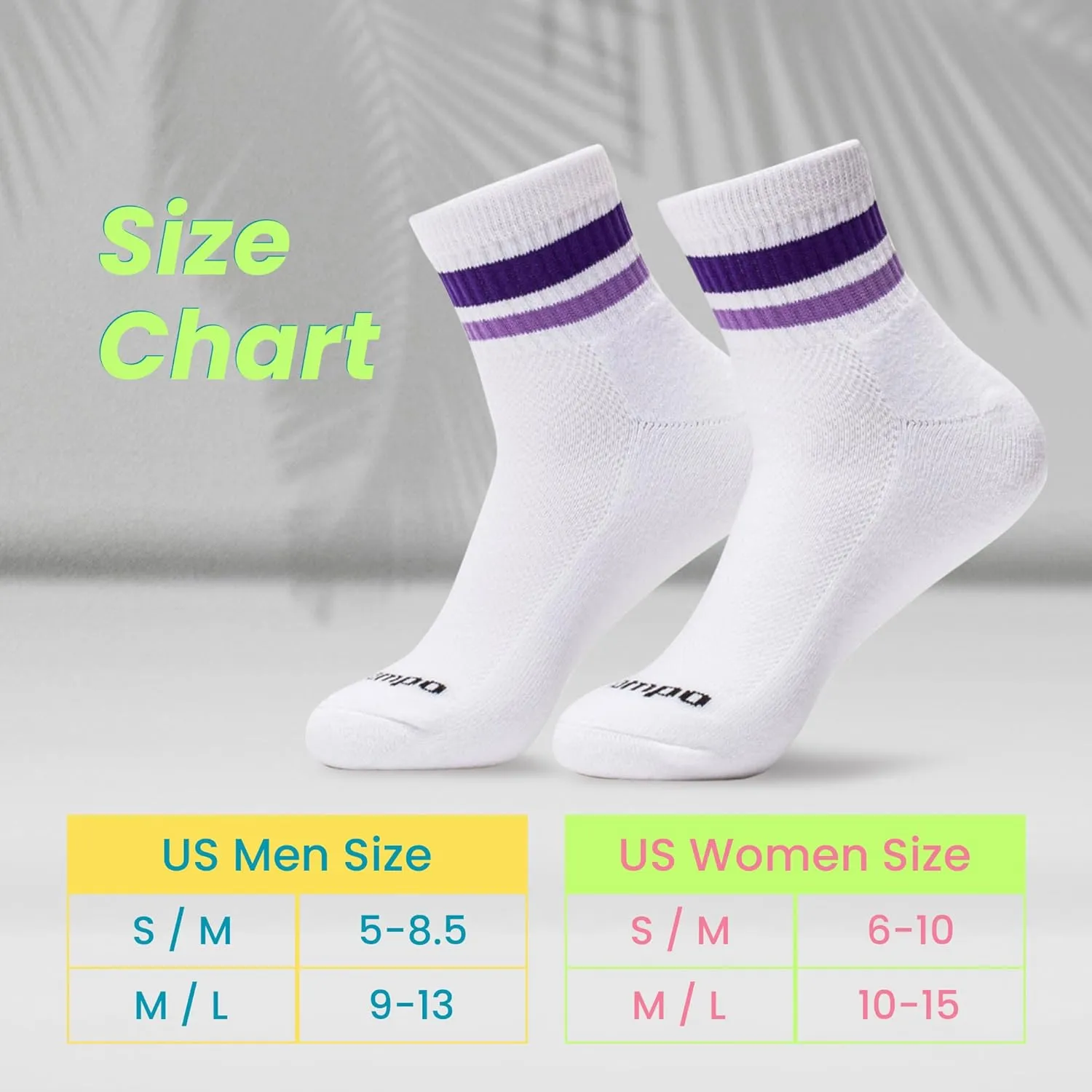 Performance Golf Socks – Premium Quarter-Height Socks with Bold Stripes, Cushioned & Breathable (Stripe 3-Pack)