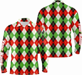 Personalized Golf Polo, Mens Golf Shirt, Funny Ugly Christmas Golf Shirts Custom Pink, Golf Shirts, Mens
