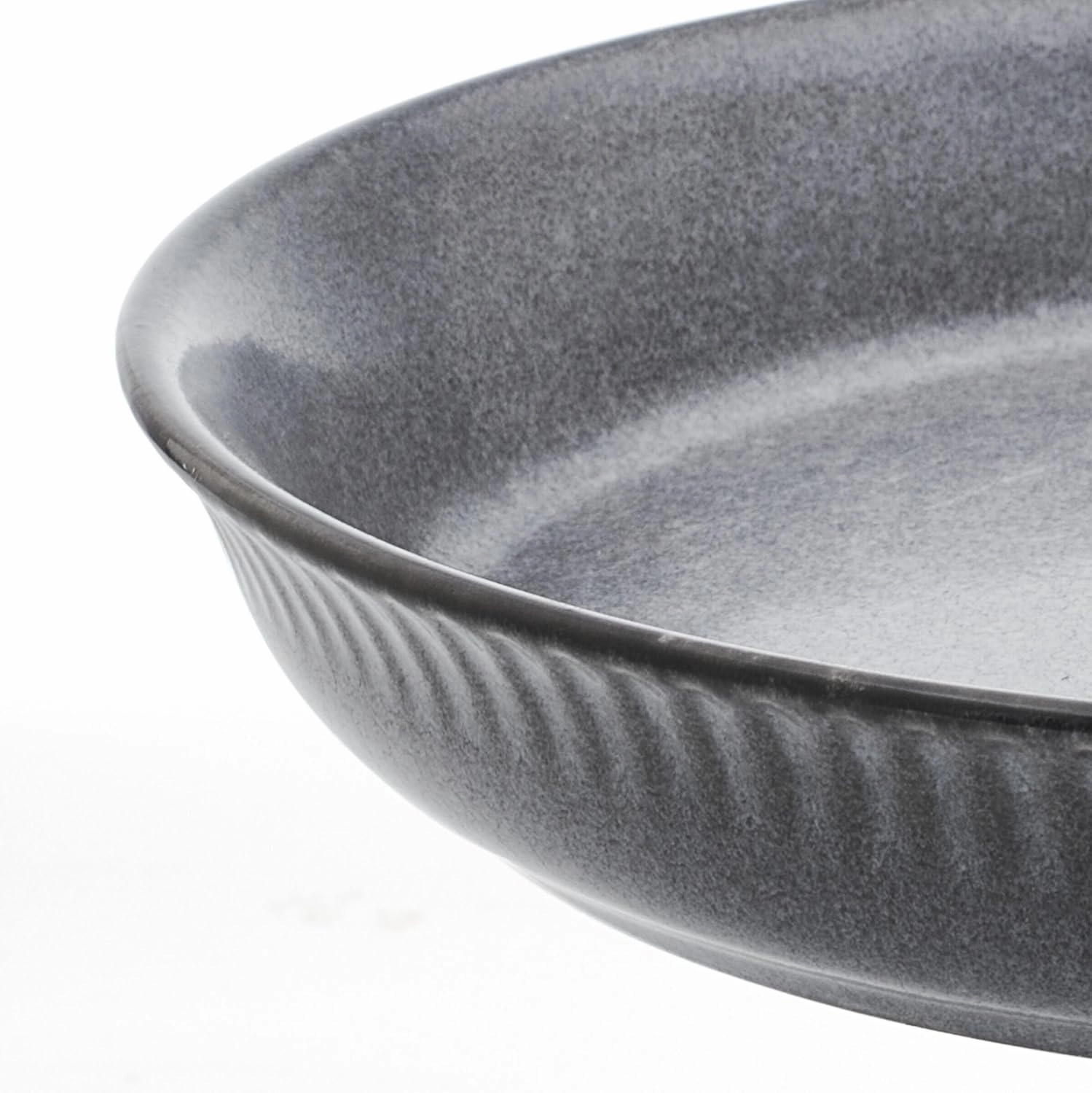 Pfaltzgraff Amara Slate 6 Piece Dinnerware Bowl Set, Service for 2, Gray