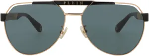 Philipp Plein Sunglasses SPP 073 M 08mg Gold Copper