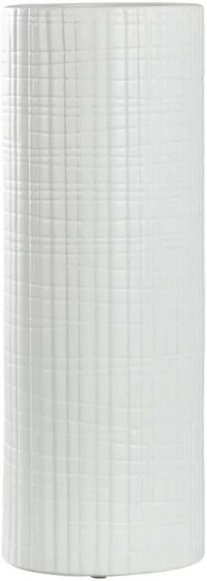 Plantation Lea Vase in Modern Style-19.1 inches Tall and 7 inches Wide-Matte White Finish 2476-Bel-5019796