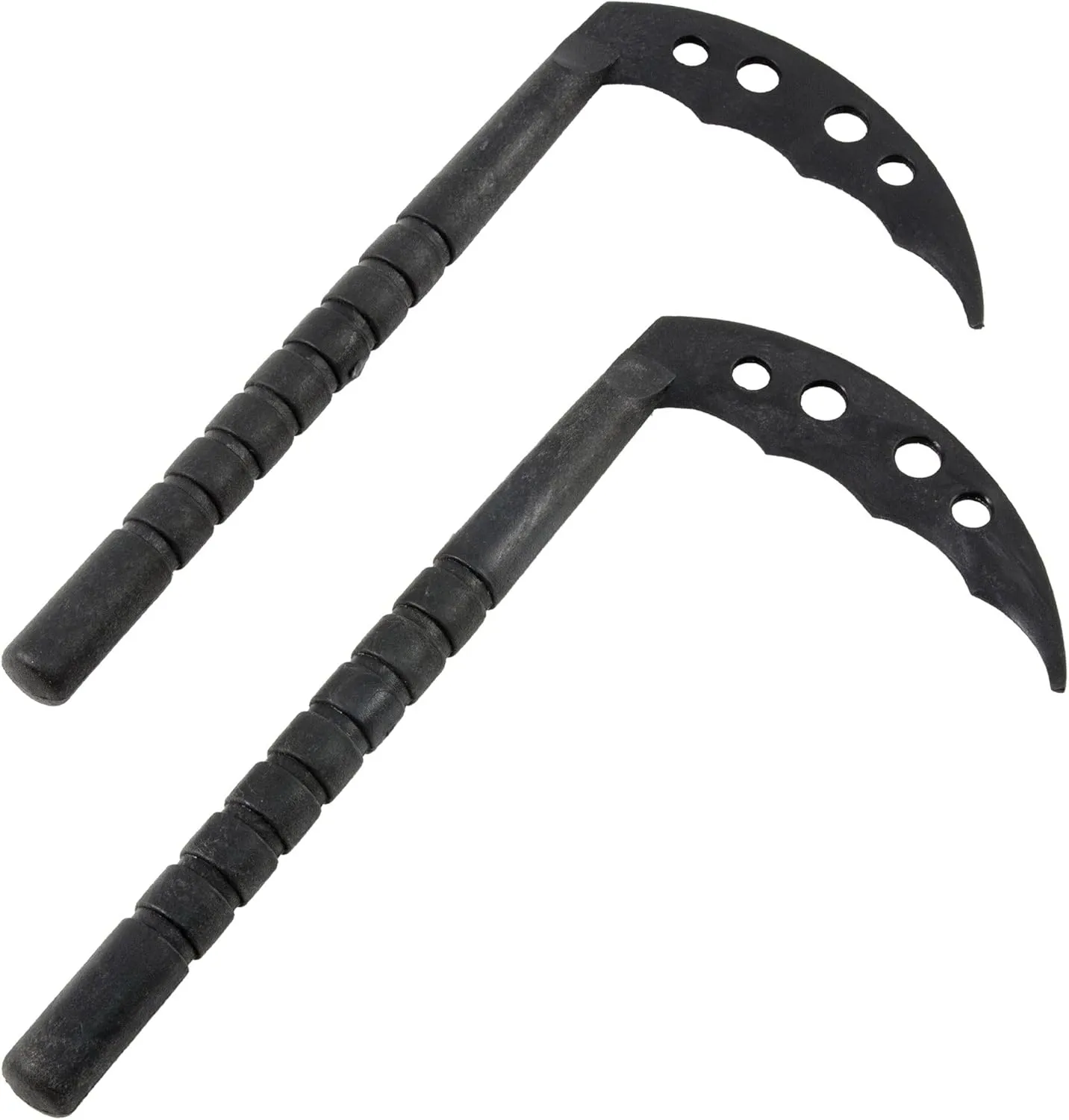 Plastic Kama Set, 4 Colors to Chose from in Black, Pink, Blue, and Red 11.5 inch Handle or 13.5 inch