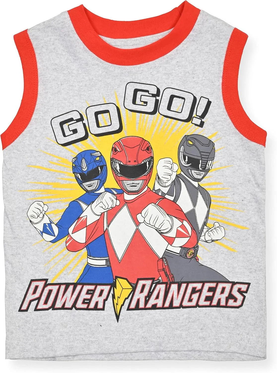 Power Rangers Boys 2 Pack Tank Tops for Little Kids