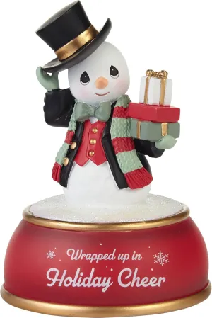 Precious Moments 231108 Wrapped Up in Holiday Cheer Resin Musical