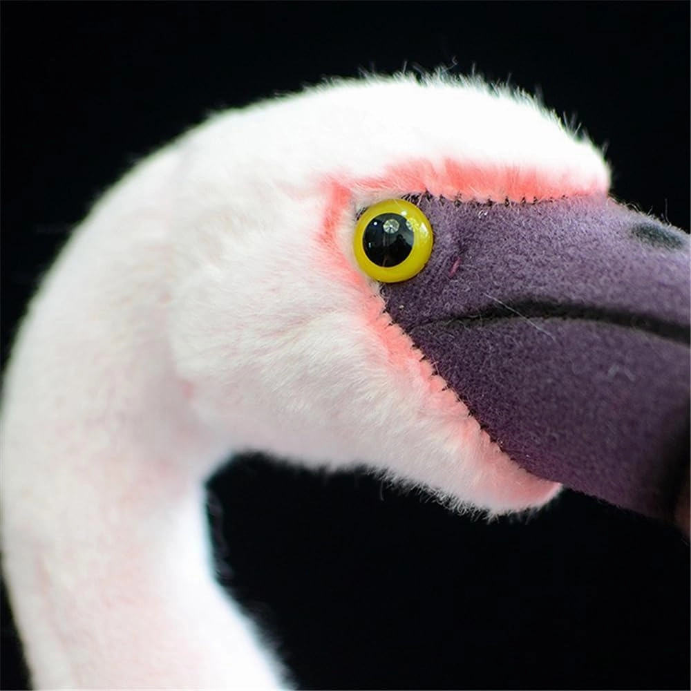 Premium Flamingo Plush Stuffed Animal - Lifelike Bird Design with Soft Textures for Home Décor & Nature Lovers