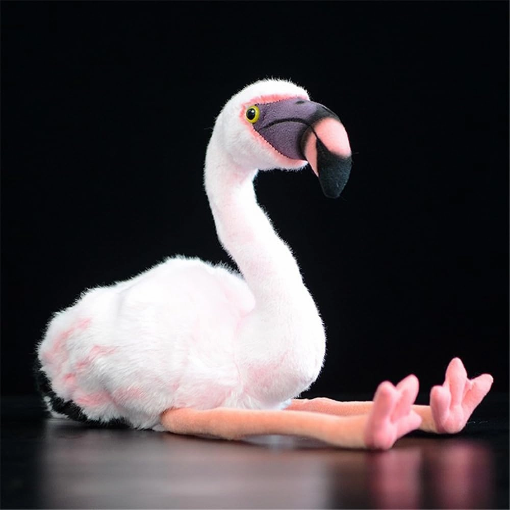 Premium Flamingo Plush Stuffed Animal - Lifelike Bird Design with Soft Textures for Home Décor & Nature Lovers