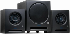 PreSonus Eris 2.1 Bluetooth Speaker System with Subwoofer — Eris Pro 4 Studio Monitor Pair & Eris Sub 8 BT for Home Studios and Professional Mix Rooms, Hi-Fi Audio Listening, Music Production