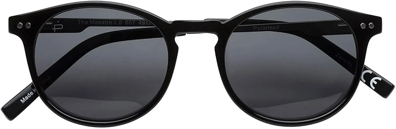 Prive Revaux The Maestro Metal Classic Round Sunglasses – Handcrafted, Polarized Lenses, 100% UV Protection – Men & Women