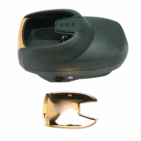 Professional Hot Lather Machine Rich Foam Large Capacity Electric Hot Lather Machine Facial Beauty Green Gold (27 * 19 * 16 cm)