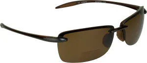 proSPORT Polarized Bifocal Reading Sunglasses | Fishing Golf |Men & Women | Modern Sporty Light & Comfortable
