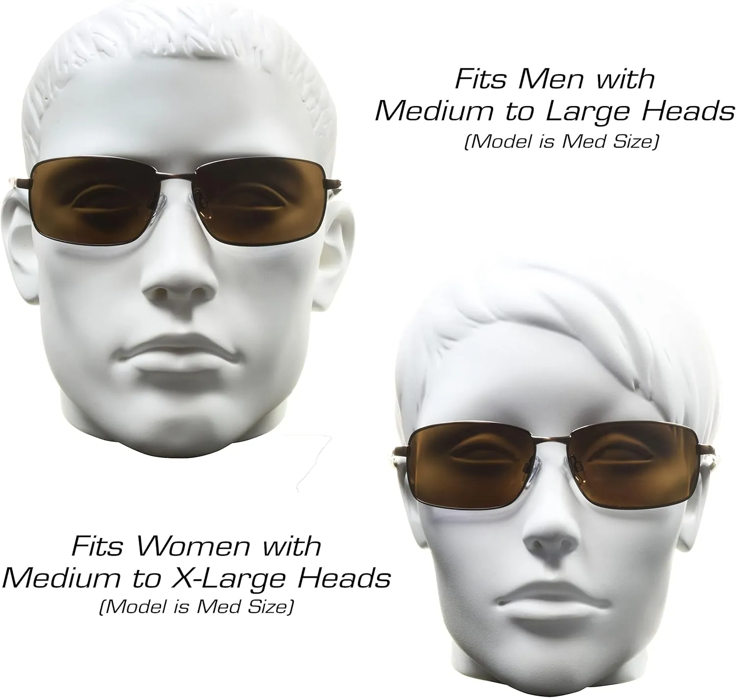 proSPORT Polarized Bifocal Sunglasses Men Women Fishing Anti Glare Metal