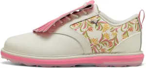 PUMA Golf Ladies Avant X Dani Dazey Spikeless Shoes (SS25) Warm White/Magic Rose/Sunny Yellow Size 9 Medium