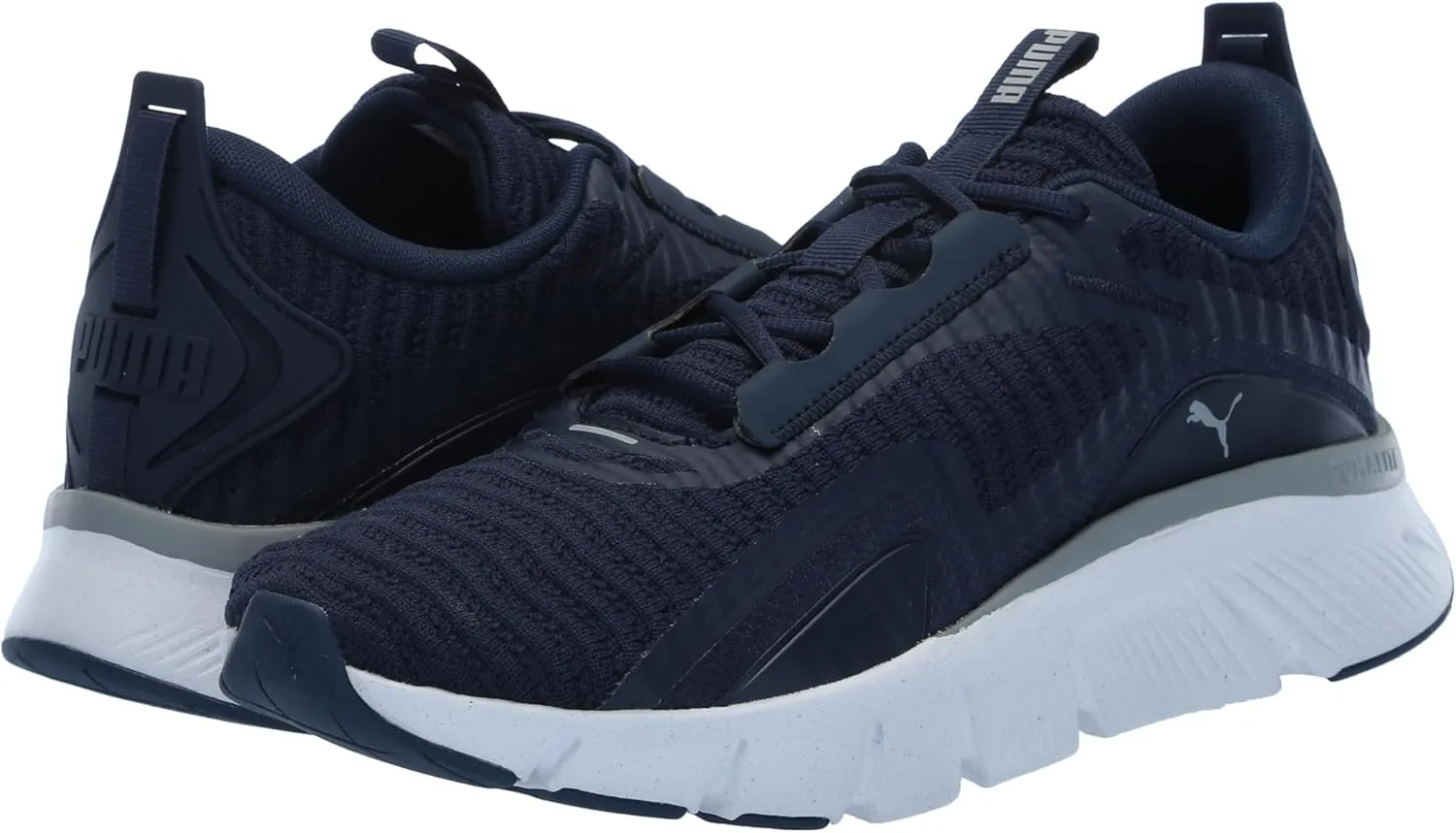 PUMA Men's Flexfocus Lite Better Knit Cross Training Shoes, Dark Cool Mid Gray, 7.5