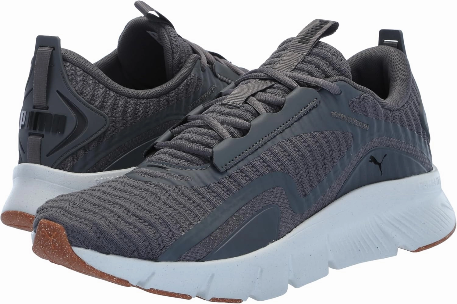 PUMA Men's Flexfocus Lite Better Knit Cross Training Shoes, Dark Cool Mid Gray, 7.5