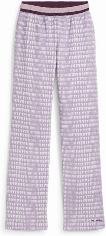PUMA Womens Pants X Lemlem Casual Drawstring - Purple, White - Size XS