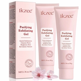 Purifying Exfoliating Gel,Facial Exfoliator Cleanser,Gentle Face Scrub,Deep Cleansing Face and Body Exfoliating Scrub Gel for All Skin Types (2)
