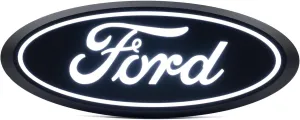 Putco 92601 2015-2020 Ford F-150 Illuminated LED Emblem - Fits 2015-2017 Models and 2018-2020 Models with Bar Style Grille