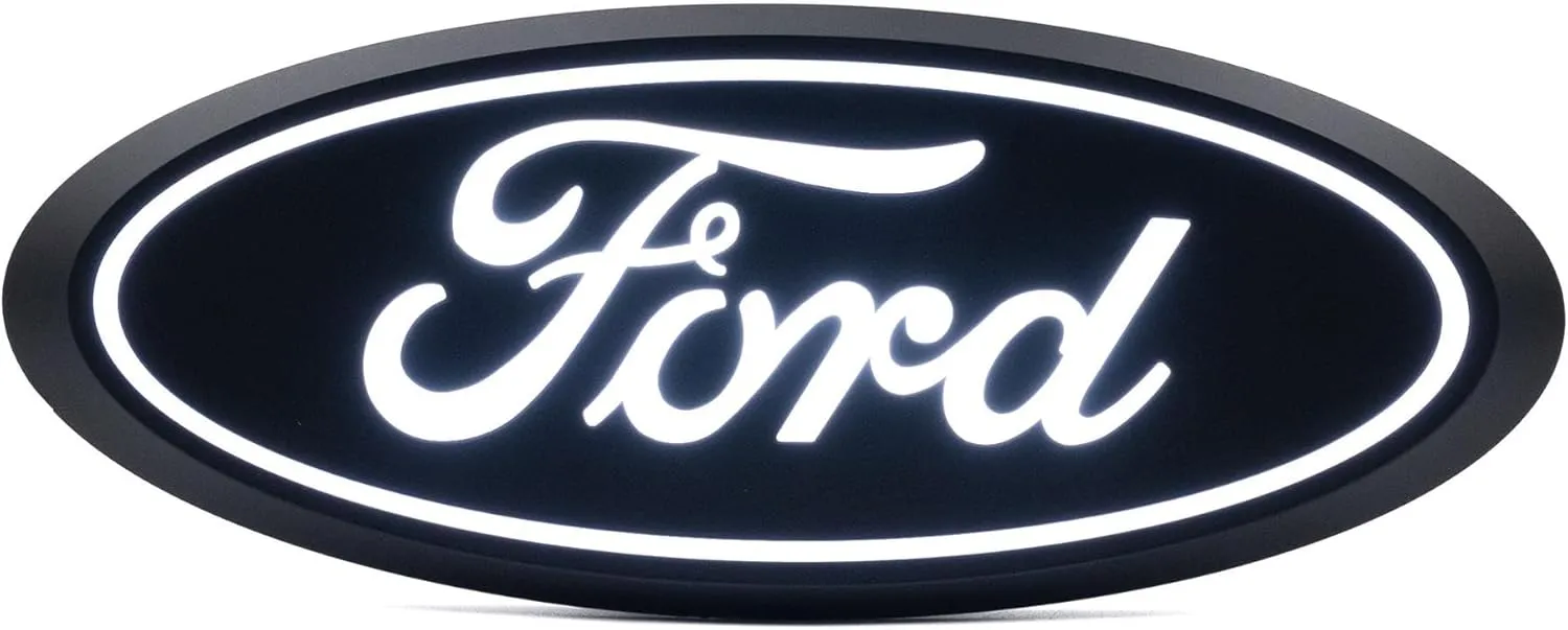 Putco 92601 2015-2020 Ford F-150 Illuminated LED Emblem - Fits 2015-2017 Models and 2018-2020 Models with Bar Style Grille