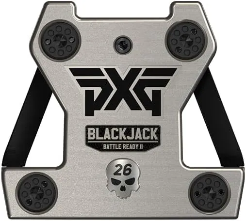 PXG Golf Putter - Battle Ready II Putter for Right Hand Golfers with 34" Chrome Shaft