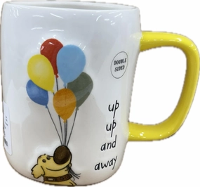 Rae Dunn by Magenta Coffee Mug, Up Up and Away with Balloons