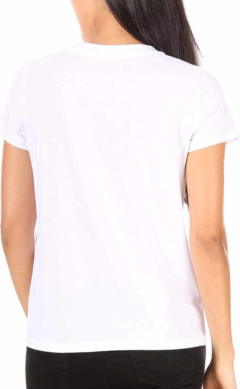 Rae Dunn Women's Short Sleeve Crew Neck Artist Tee Relaxed Fit Full Length Tshirt