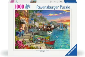 Ravensburger Grandiose Greece 1000 Piece Jigsaw Puzzle for Adults - 12000470 - Handcrafted Tooling, Made in Germany, Every Piece Fits Together Perfectly
