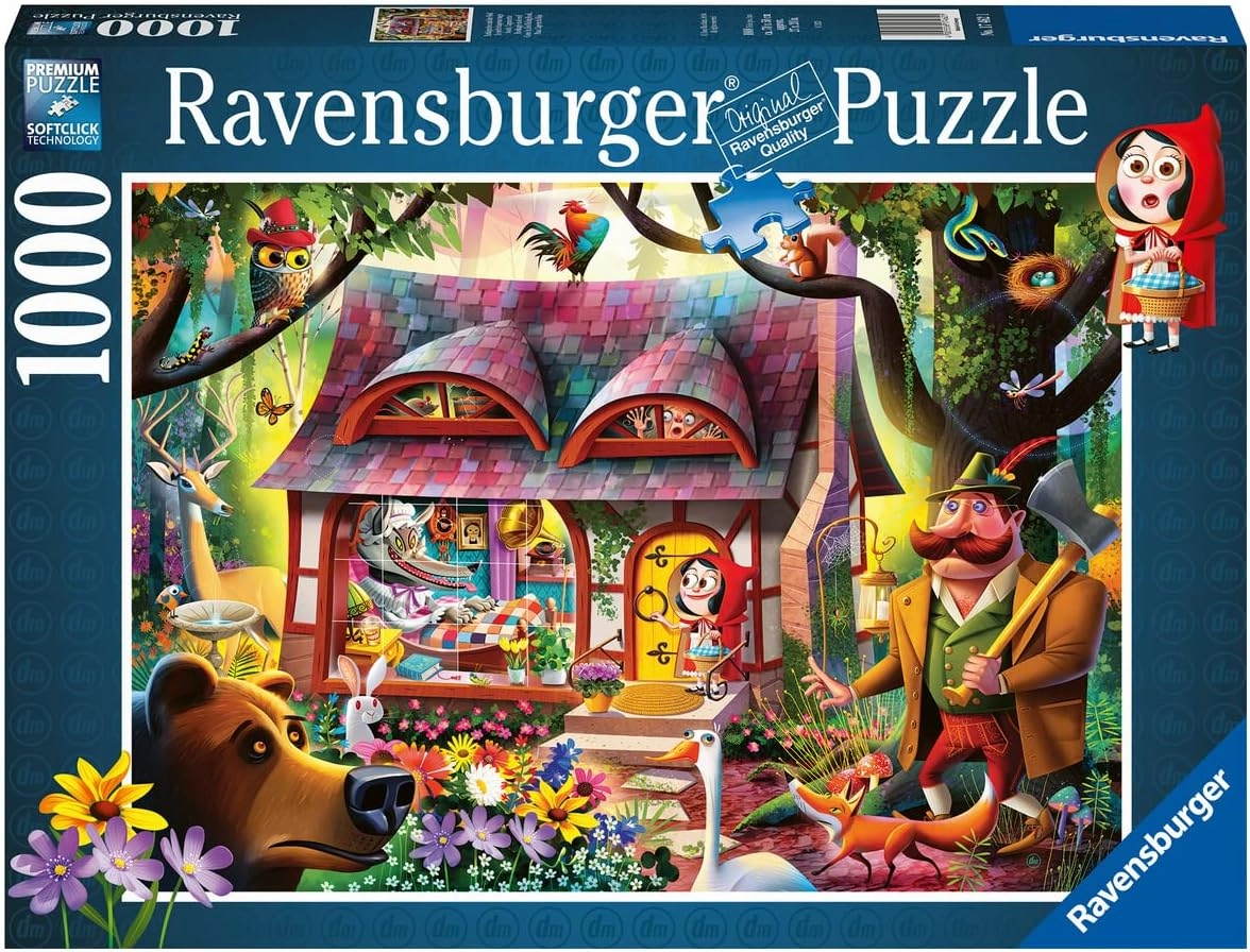 Ravensburger Come in, Red Riding Hood - 1000 Piece Jigsaw Puzzle for All Ages | Unique Softclick Technology | Vibrant Imagery | Sustainable Forestry Practices | FSC Certified Product