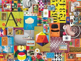 Ravensburger Eames House of Cards 1500 Piece Jigsaw Puzzle for Adults - 16951 - Every Piece is Unique, Softclick Technology Means Pieces Fit Together Perfectly