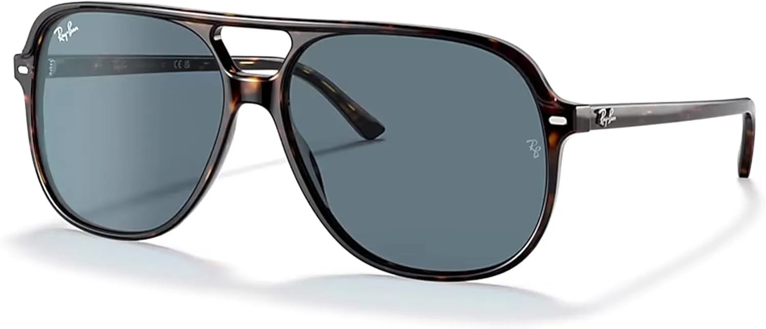 Ray-Ban Bill RB2198 Square Sunglasses for Men for Women   BUNDLE With Designer iWear Complimentary Eyewear Kit