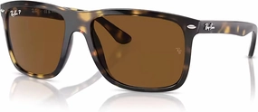 Ray-Ban Boyfriend Two RB4547 Square Sunglasses for Men for Women   BUNDLE With Designer iWear Complimentary Eyewear Kit