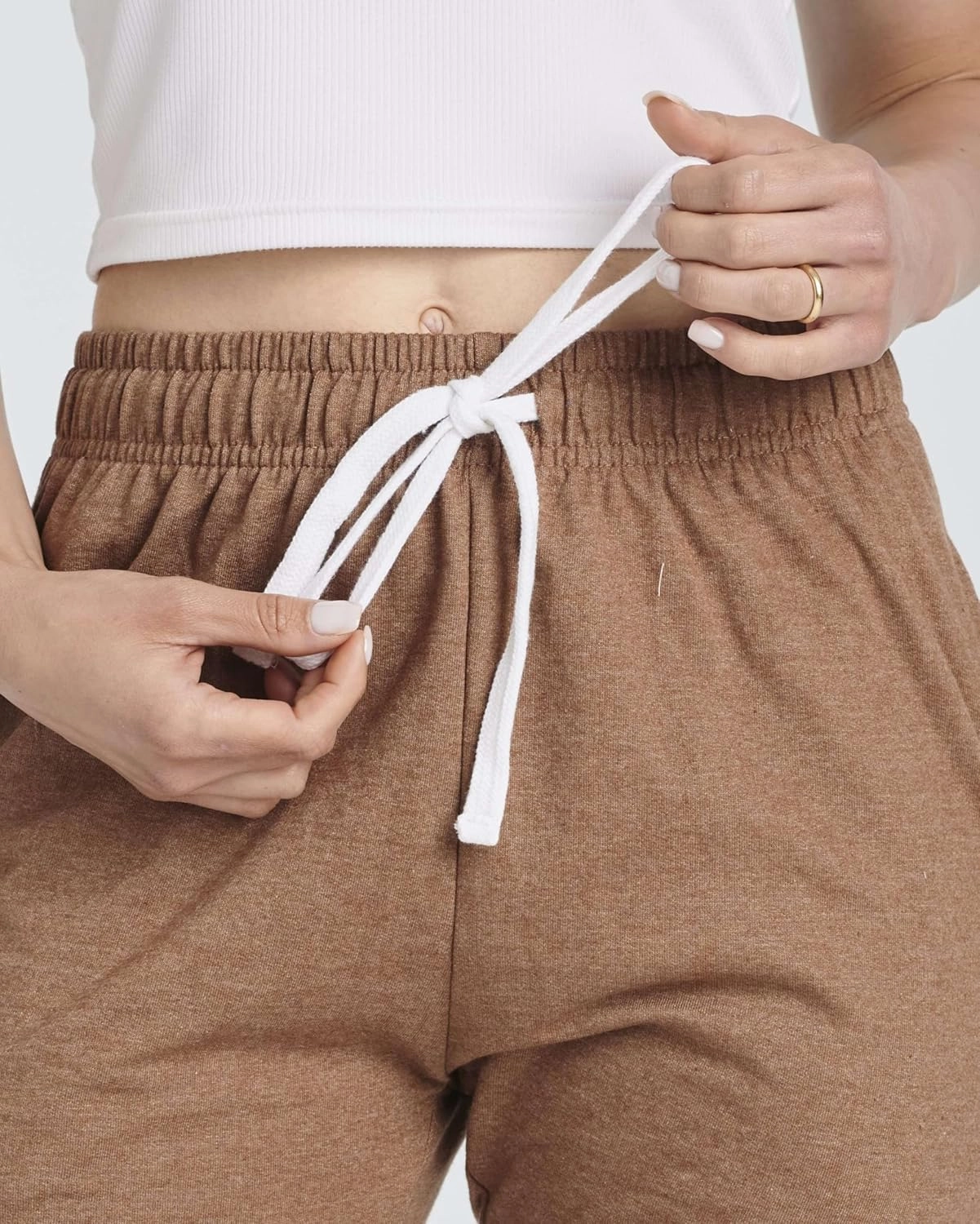 Real Essentials 3 Pack: Womens Cotton Terry Jersey 9" Bermuda Shorts Pockets-Casual Lounge Yoga (Available in Plus Size)