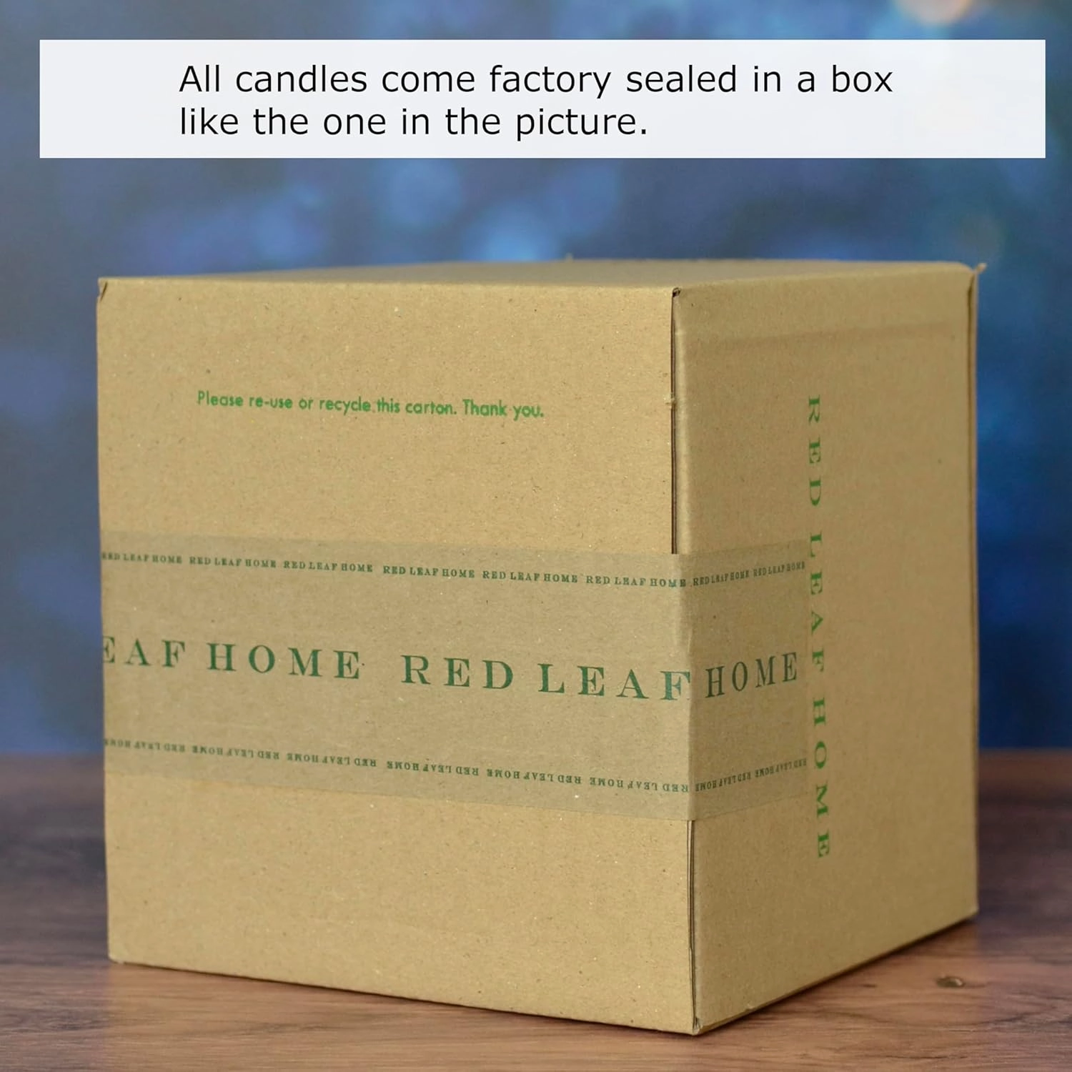 Red Leaf Home Alpine Lake Jar Candle | Includes Wooden Lid, Large | Aromatherapy | Botanicals Collection | 16.5oz