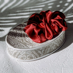 Red Velvet Original Silk Scrunchie