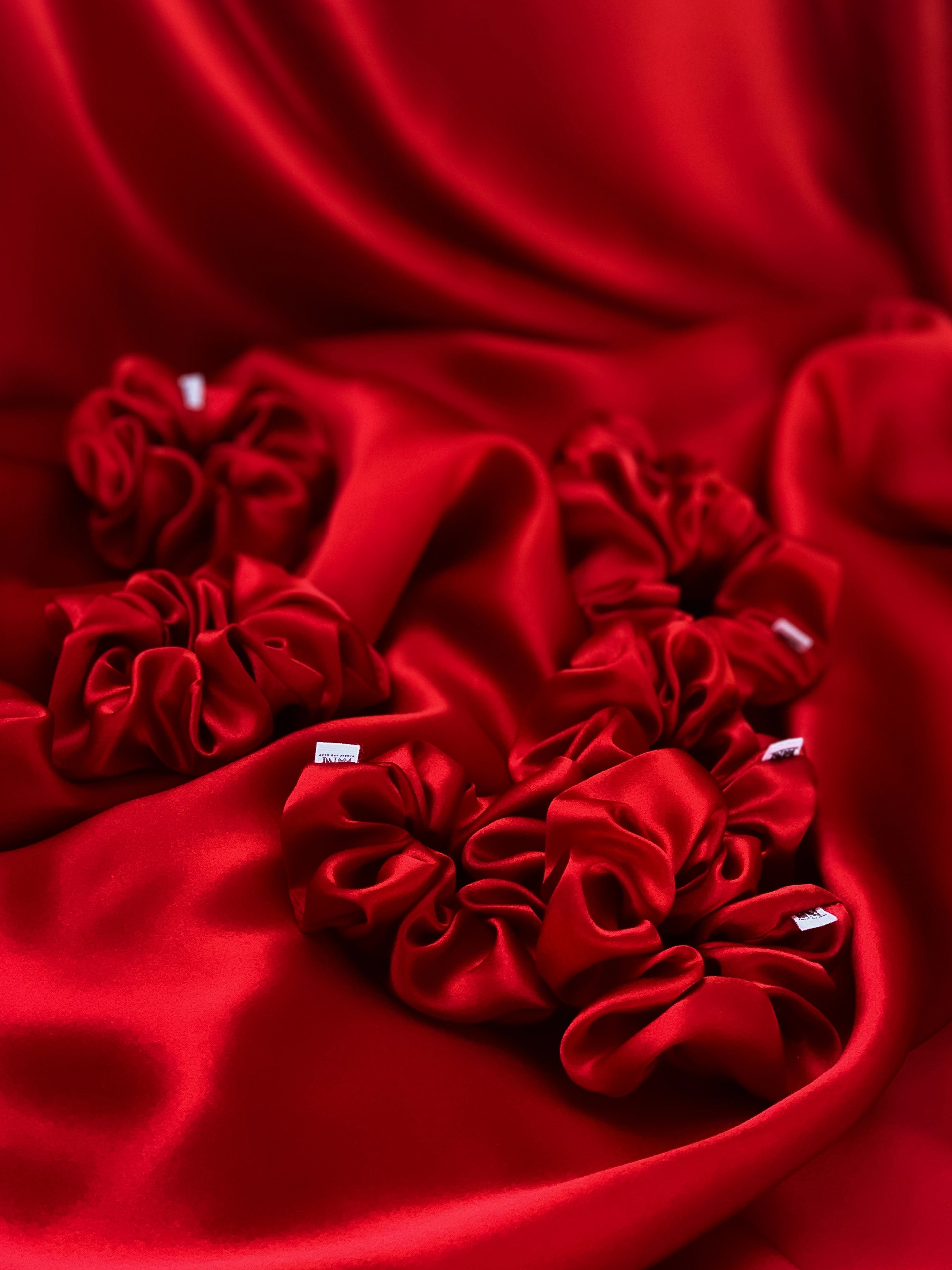 Red Velvet Original Silk Scrunchie