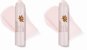 Revlon Lip Balm, Kiss Tinted Lip Balm, Face Makeup with Lasting Hydration, SPF 20, Infused with Natural Fruit Oils, 010 Tropical Coconut, 0.09 Oz (Pack of 2)