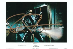 Richard Roundtree REAL hand SIGNED 4x6" Shaft Movie Photo #2 COA Autographed