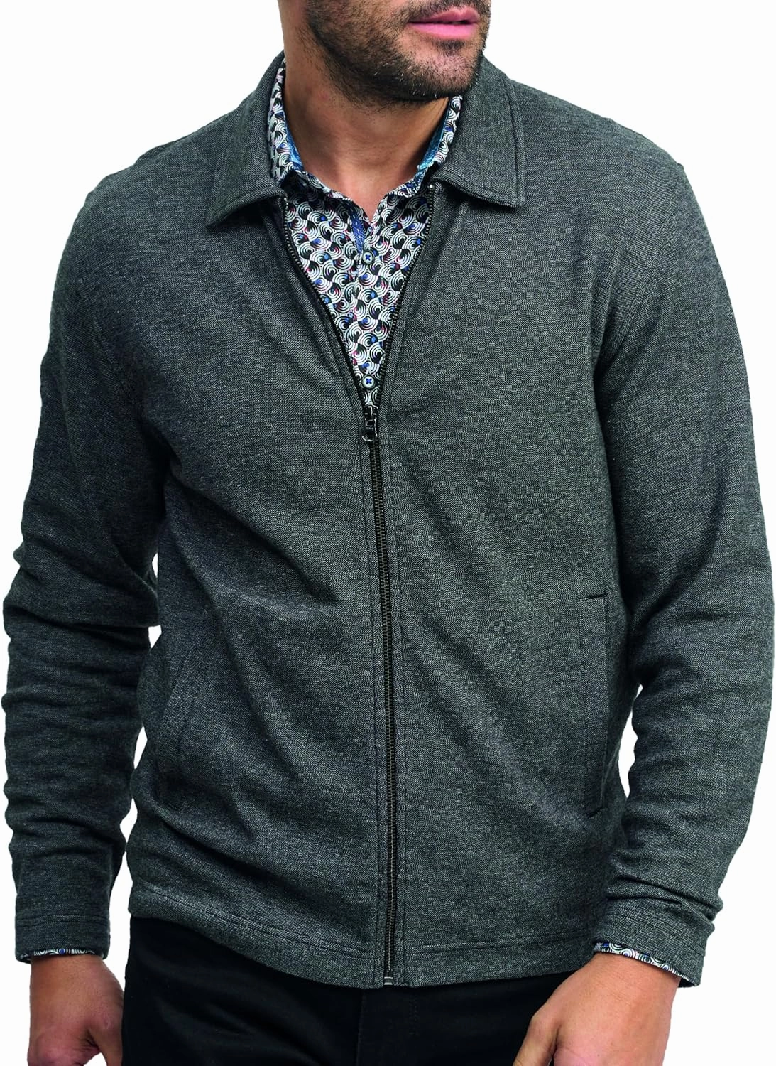 Robert Graham Men's Full-Zip Knit Jacket