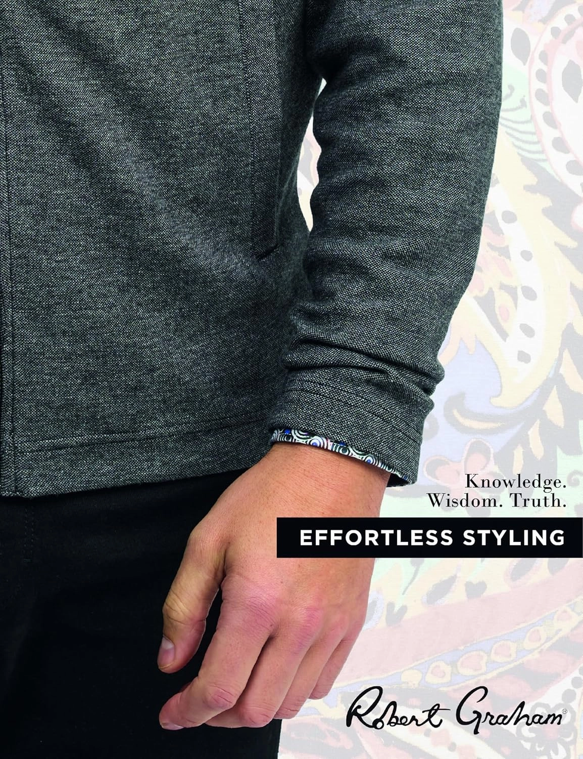 Robert Graham Men's Full-Zip Knit Jacket