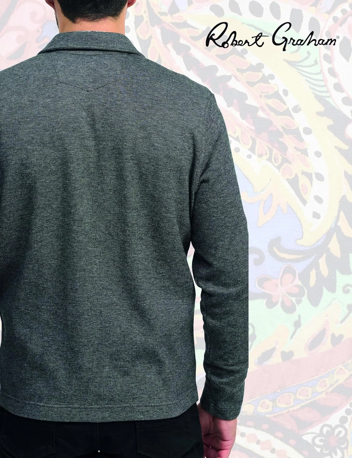 Robert Graham Men's Full-Zip Knit Jacket