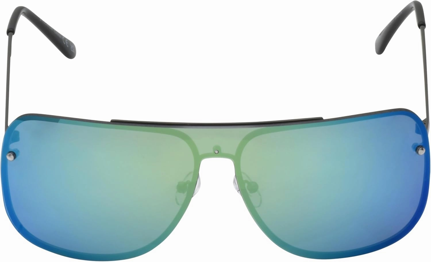 Rocawear R1541 Metal Shield UV400 Protective Navigator Rectangular Sunglasses