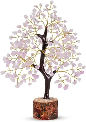 Rose Quartz Money Tree, Crystal Quartz Tree, Spiritual Gifts for Women, Rose Quartz Crystals, Crystal Healing for Beginners, Money Tree Crystal, Reiki Supplies, Spiritual Gifts, Pink Office Decor