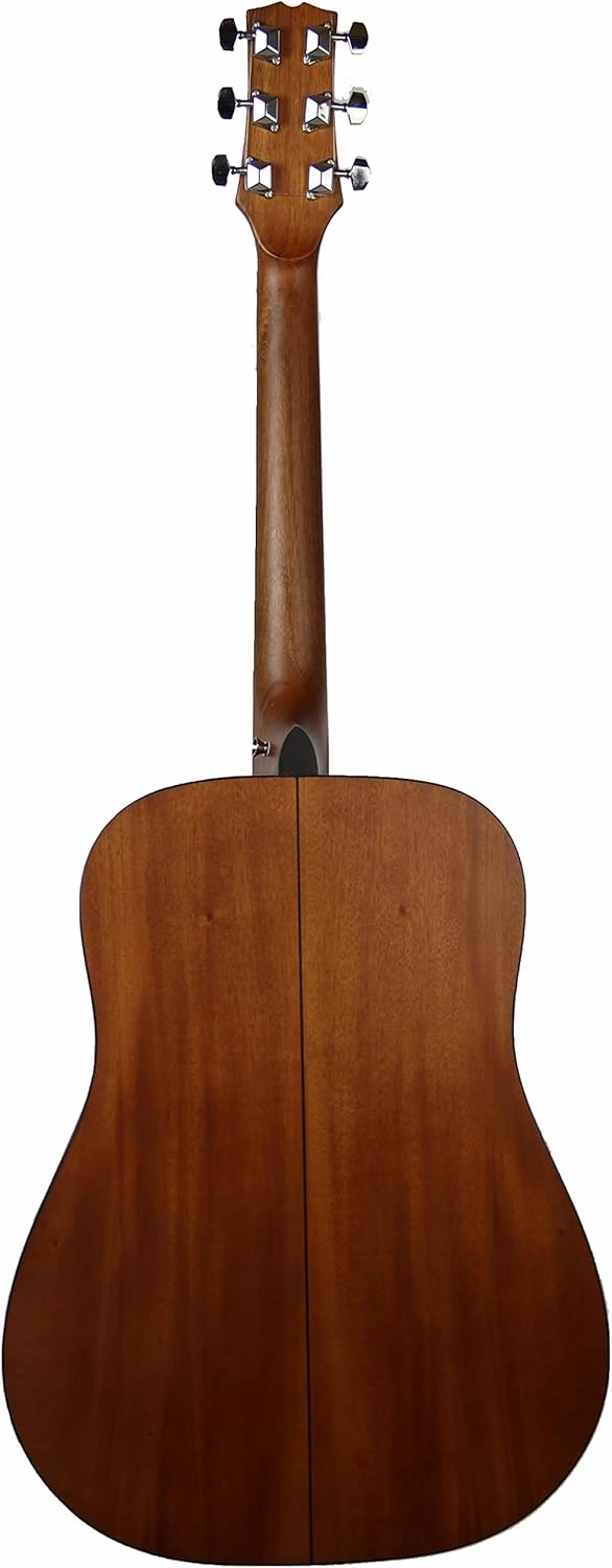 S35 Dreadnought Acoustic Guitar - Matte Sunburst Bundle with Hard Case, Strings, Tuner, Strap, Picks, Instructional Book, Austin Bazaar Instructional DVD, and Polishing Cloth