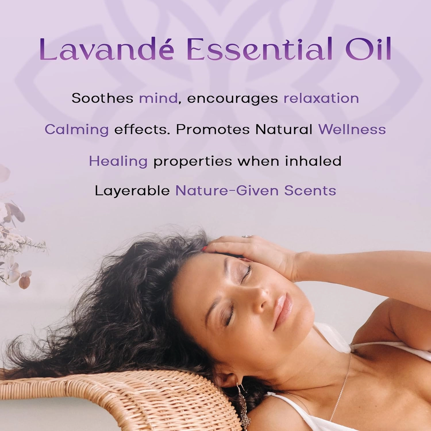 SAFA Lavandé Fragrance Oil Roller (No Alc) French Lavender Scent & English Petals | Organic Oil for Women & Men | 10 mL (.33 fl Oz)