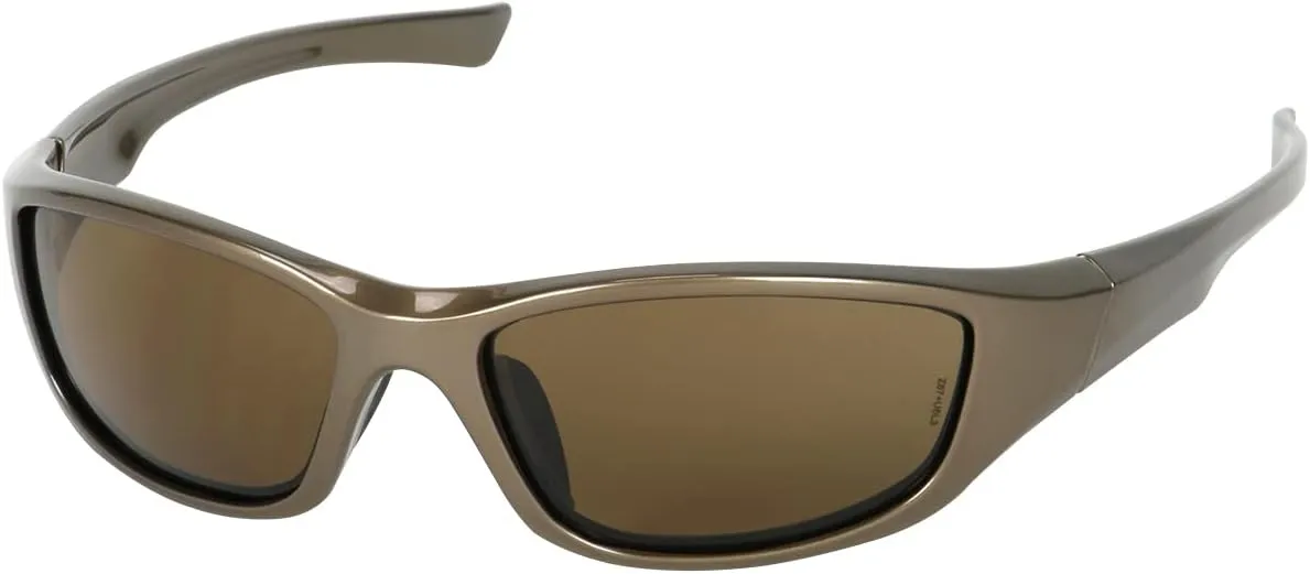Safety Works 10105404 Safety Glasses Espresso Glare Gone Polarized , Brown