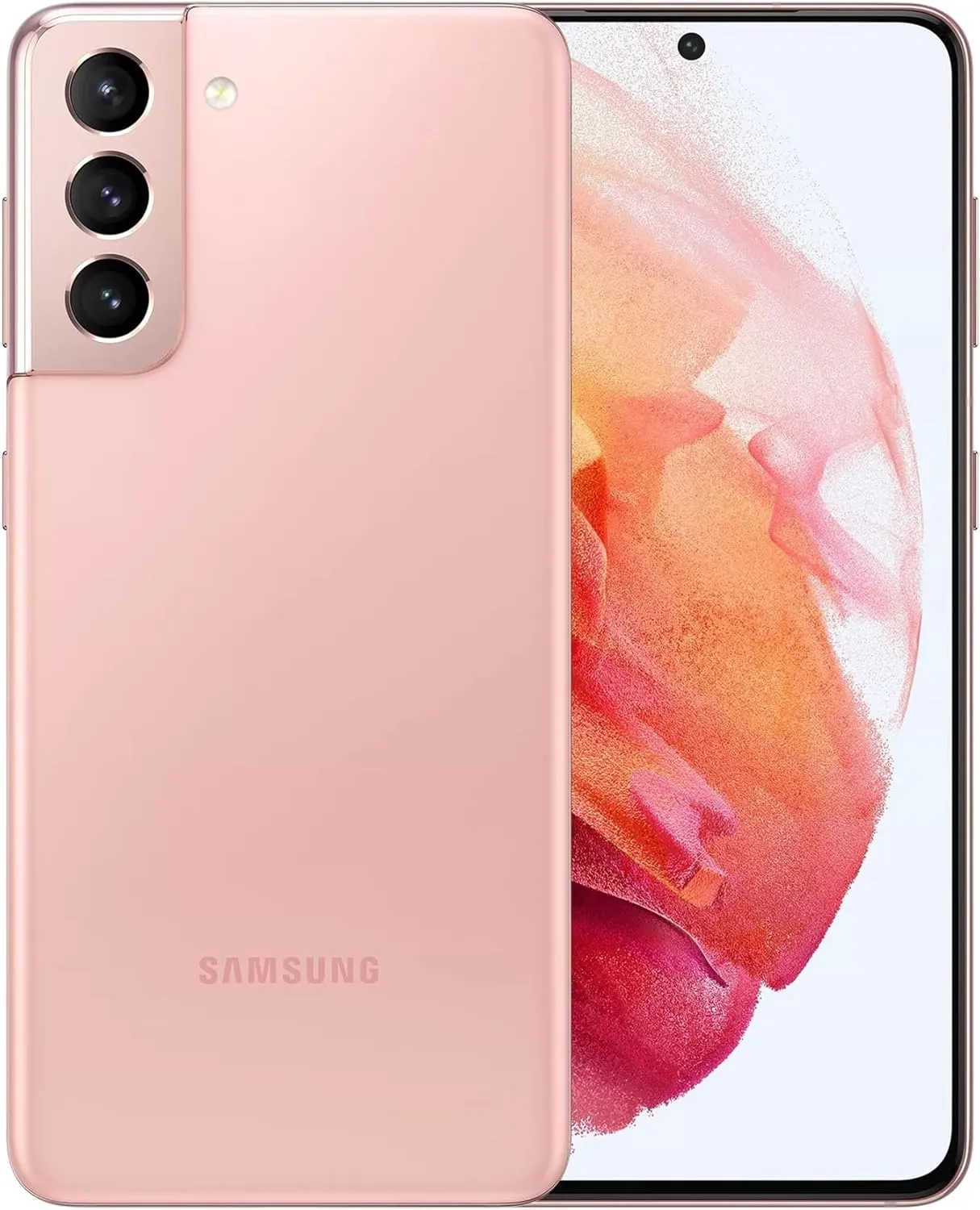SAMSUNG Galaxy S21 5G, US Version, 128GB, Phantom Pink - AT&T (Renewed)