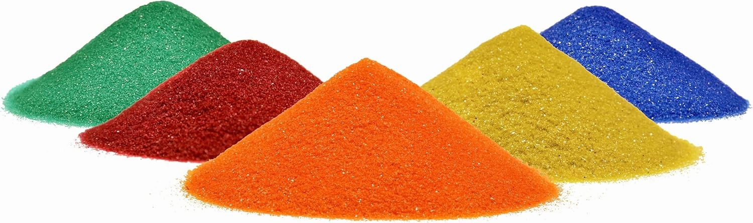 Sandtastik Red Classic Colored Sand, 25-lb Bulk Box - Vibrant, Fine Grain Sand for Arts & Crafts, Sand Art, Sensory Tables & Events | Non-Toxic, Free of Silica