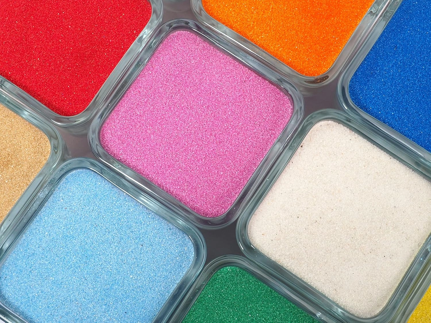 Sandtastik Red Classic Colored Sand, 25-lb Bulk Box - Vibrant, Fine Grain Sand for Arts & Crafts, Sand Art, Sensory Tables & Events | Non-Toxic, Free of Silica